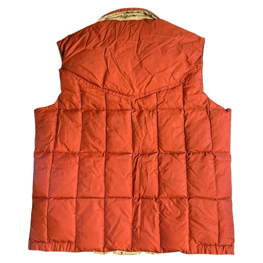 Vintage Aventura Down Feather Duck Reversible Puff Vest Men's Sz M